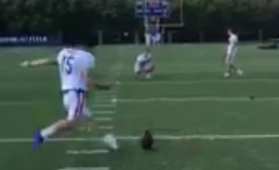 College Kicker Makes 81-Yard Field Goal [VIDEO]