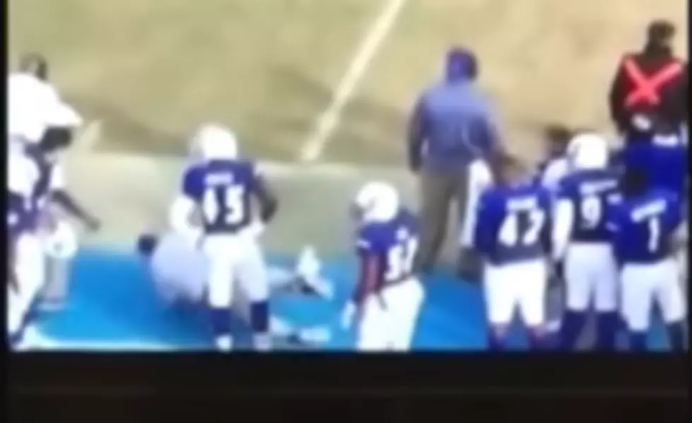 College Football Player Punches Coach During a Game [VIDEO]