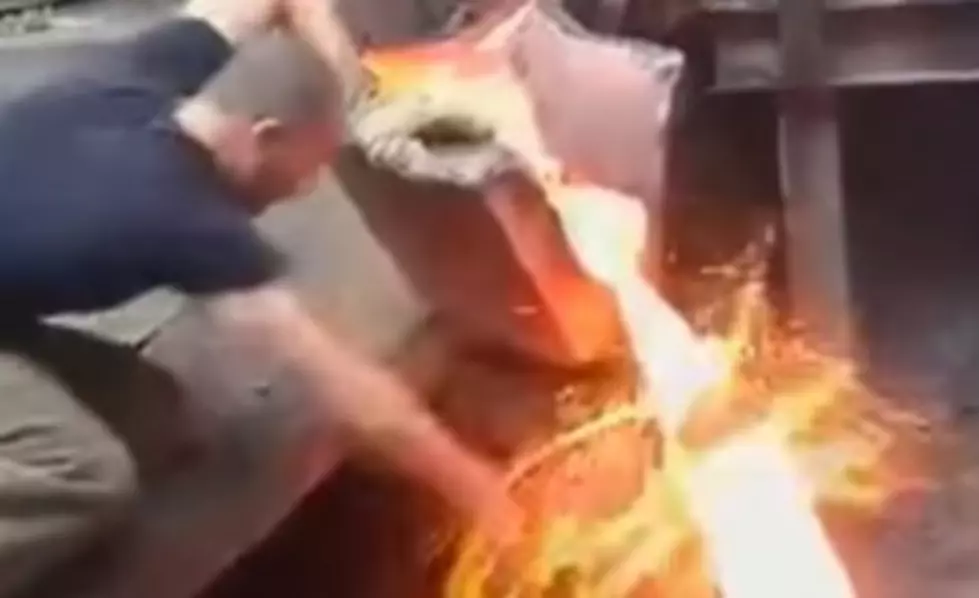 Check Out This Guy Touching Molten Metal Unharmed [VIDEO]