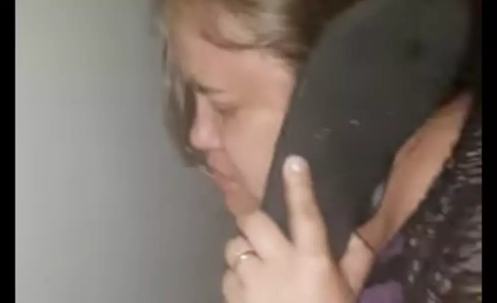 Sleeping Woman Falls for the Classic Slipper Phone Prank [VIDEO]