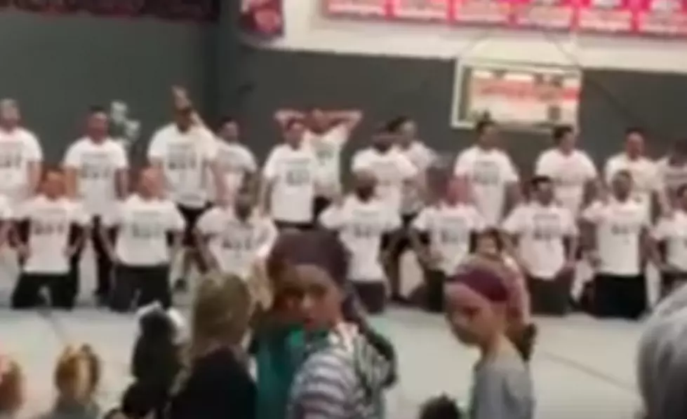 Cheerleading Squad’s Dads Perform Full Routine [VIDEO]