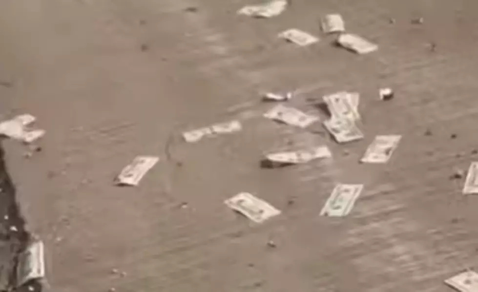 Hundreds of Thousands of Dollars Scattered on a Highway [VIDEO]