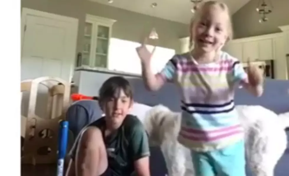Four-Year-Old Celebrates First Steps [VIDEO]