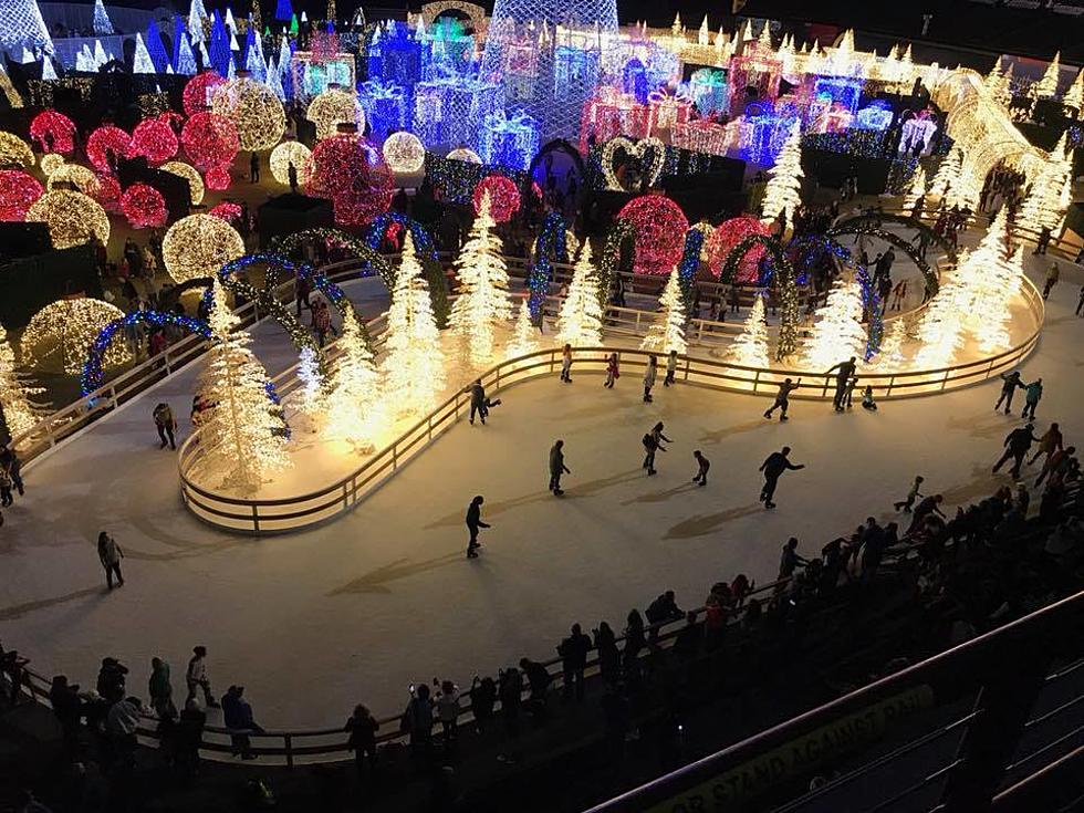 Christmas Ice Skating Light Trail is Just a Short Drive Away