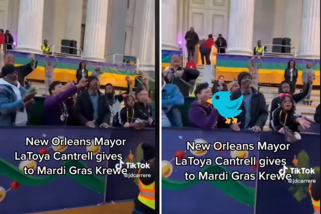Watch New Orleans Mayor Flip Bird to Mardi Gras Float