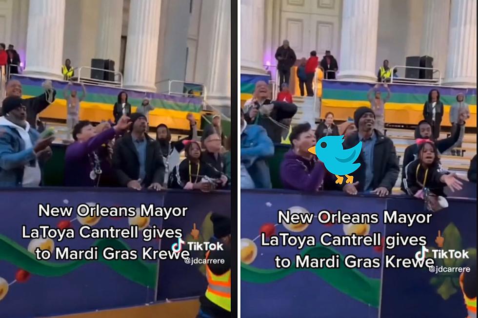 Watch New Orleans Mayor Flip Bird to Mardi Gras Float