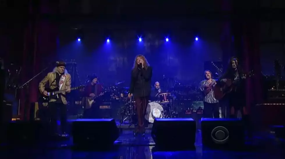 Zep&#8217;s Robert Plant Rocks Letterman [VIDEO]