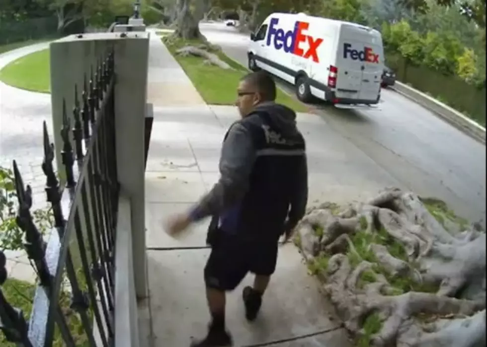 FedEx Driver Delivers Package the USPS Way. Late, and in Pieces. [VIDEO]