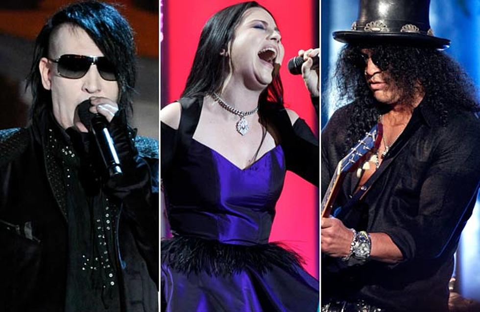 Marilyn Manson, Evanescence, Slash, Sixx: A.M. + More to Play 2012 Revolver Golden Gods Awards