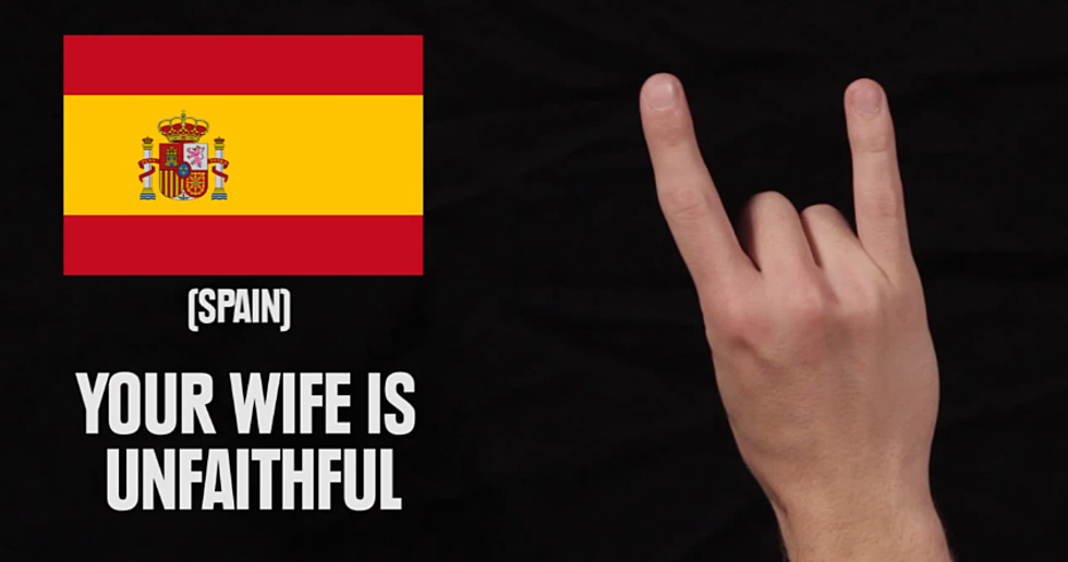 This Video of Obscene Hand Gestures from Around the World Will Not Help You in Your Travels Abroad