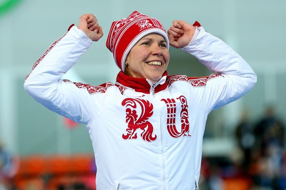 Olympic Speedskater Olga Graf Unzips Suit, Almost Flashes Audience [Photo]