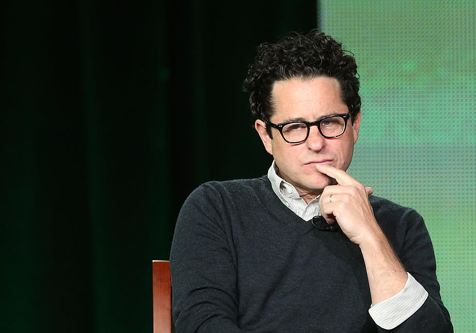 J.J. Abrams on Set of New Star Wars Movie Showing Off X Wing