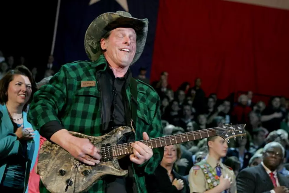 99X Welcomes Ted Nugent To The Stage In Bossier
