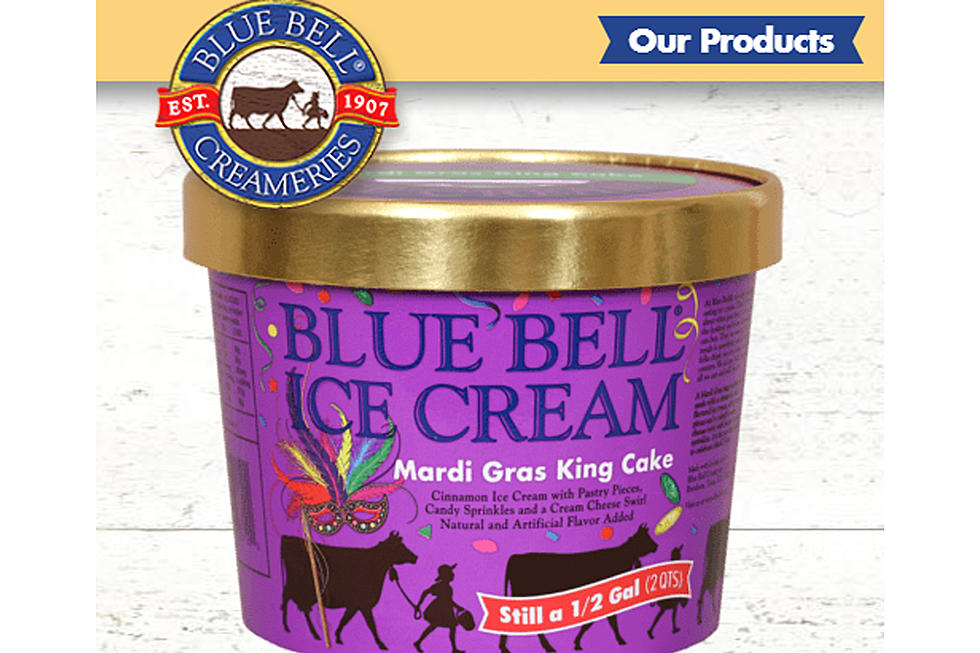 Blue Bell Releases King Cake Ice Cream for Mardi Gras