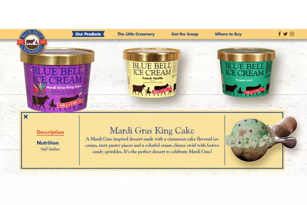 Blue Bell Releases King Cake Ice Cream for Mardi Gras