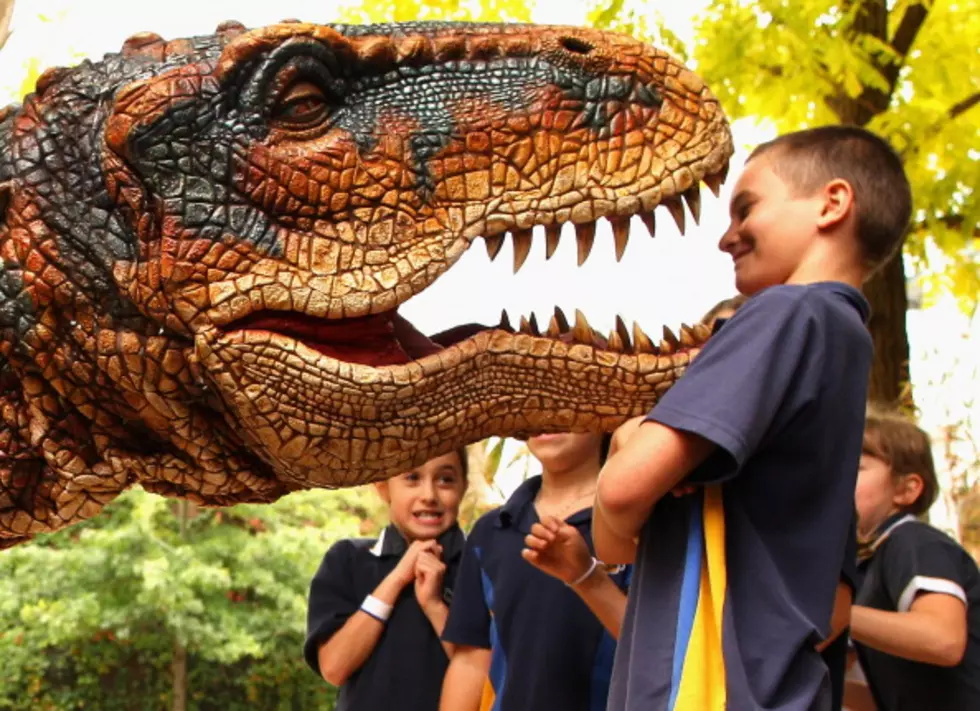 Dinosaur Scares School Children [VIDEO]