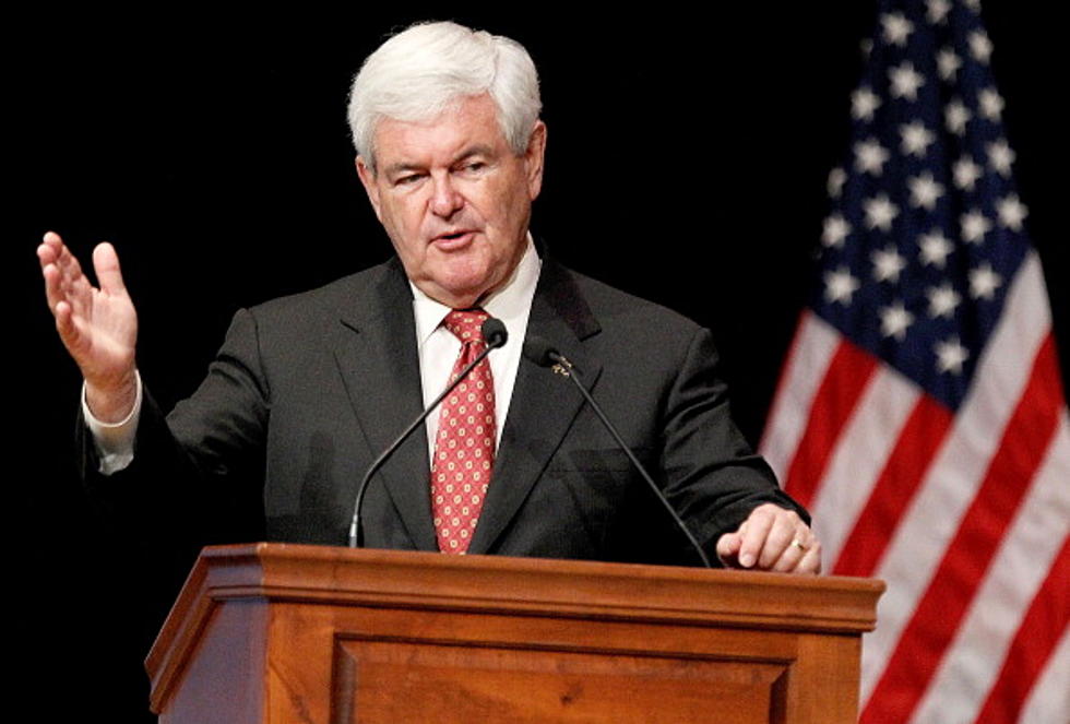 Republican Presidential Candidate Newt Gingrich Visited Shreveport Today [VIDEO]