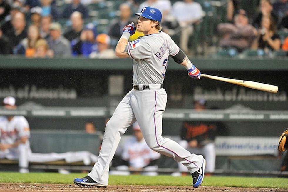 Josh Hamilton Hits Four Home Runs for Texas Rangers in 10-3 Win Over Baltimore Orioles [VIDEO]