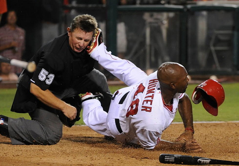 Umpire Takes Cleat to the Face [VIDEO]