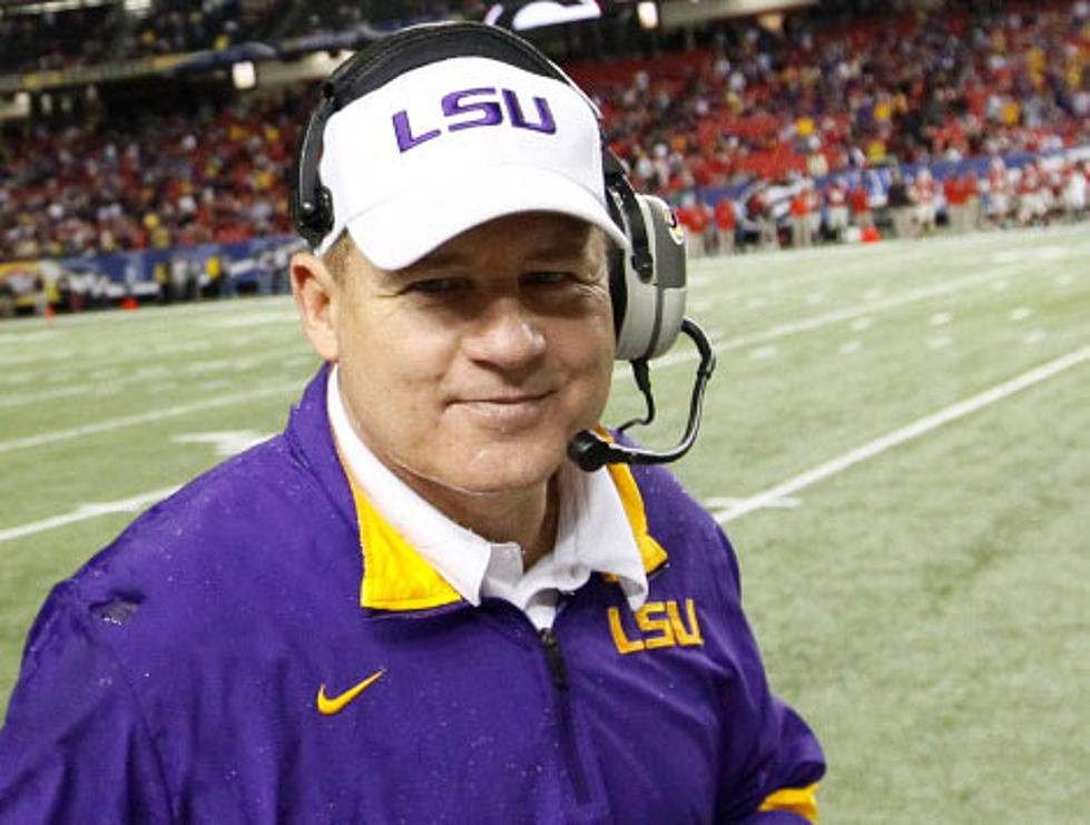 Towson to Play LSU in Death Valley, Les Miles Snickers [POLL]