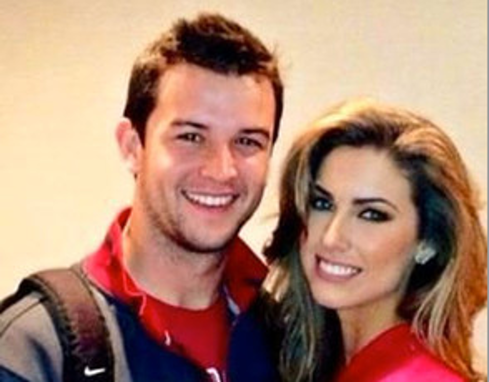 It’s Good to be the Alabama Quarterback: AJ McCarron’s Girlfriend Makes Splash from Stands