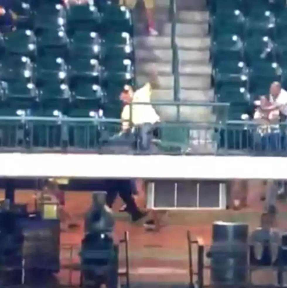 Keep Your Eye On The Ball: Baseball Fan Hit By Foul Ball [VIDEO]