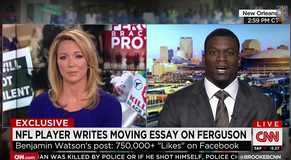 Saints’ Ben Watson Cut Off on CNN After Talking Jesus