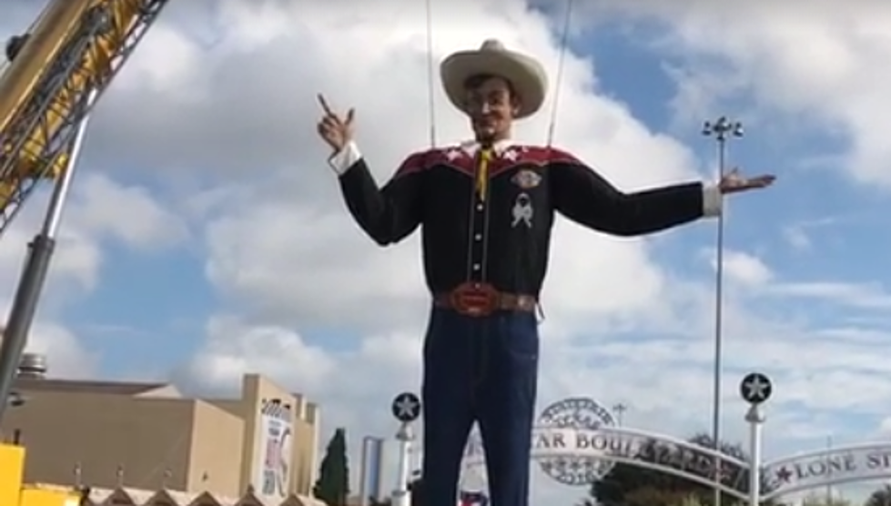 Watch Big Tex Be Assembled for State Fair of Texas [VIDEO]