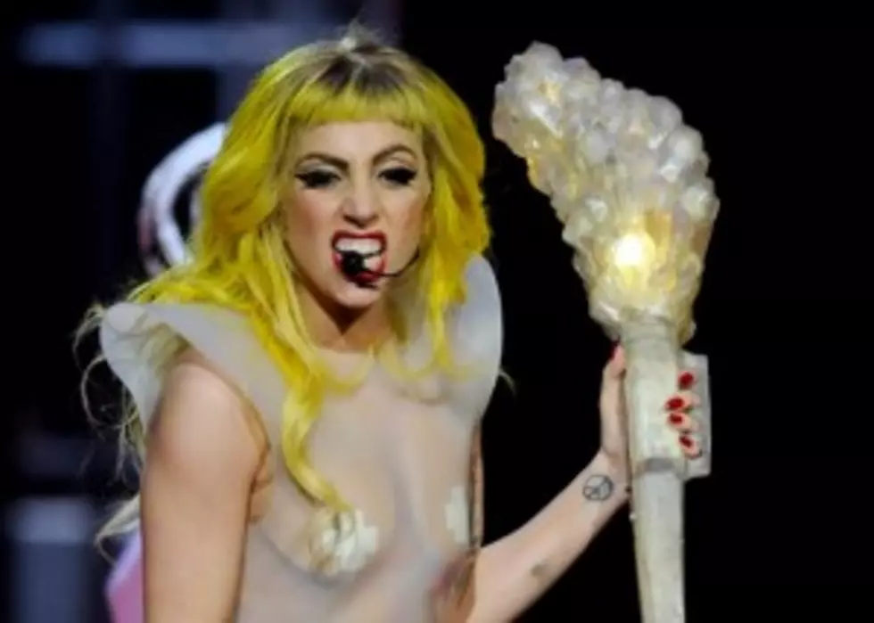 Lady Gaga Literally Hits The Stage [VIDEO]