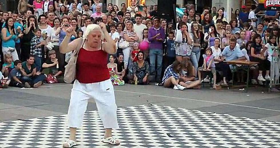 Watch Techno Granny Bust Serious Moves in Croatia [VIDEO]