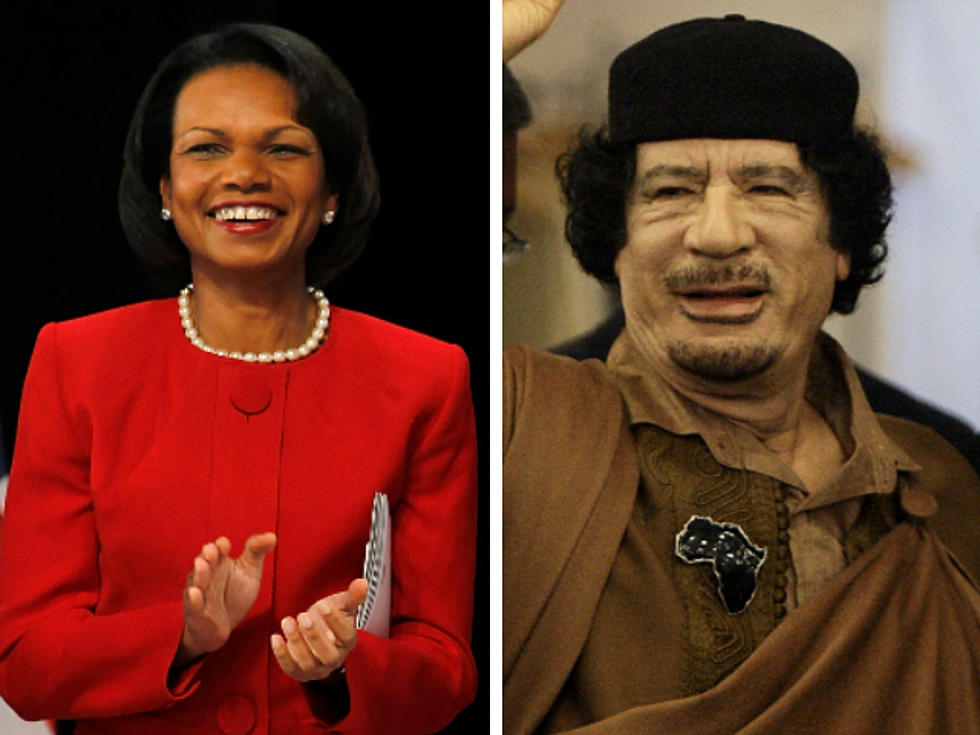 Condoleezza Rice Admits Gadhafi’s Fixation with Her Was ‘Weird and a Bit Creepy’