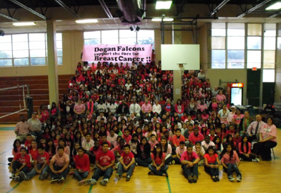 Tyler&#8217;s Dogan Middle School Awarded the Pink Fire Helmet