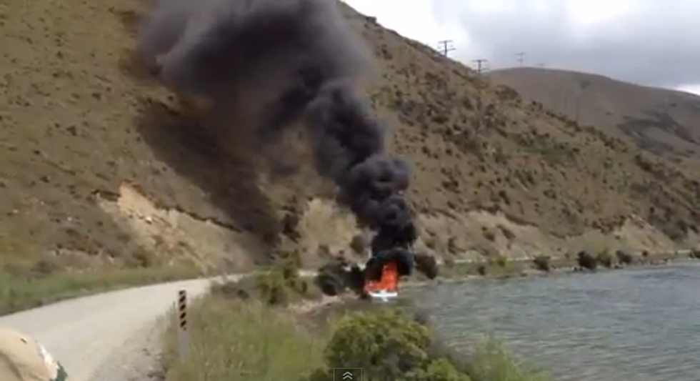 This Is How To Put Out A Boat That’s On Fire [VIDEO]