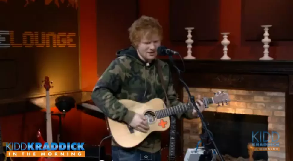 Ed Sheeran Performed On Kidd Kraddick in the Morning [VIDEO]