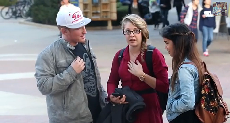 Quick Change Guys Cause Confusion When Flirting With Girls [VIDEO]