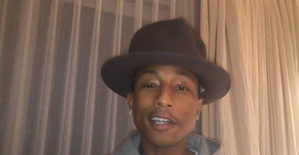 Pharrell Williams Sends A Personal Message To A San Antonio Boy Fighting Cancer [VIDEO]