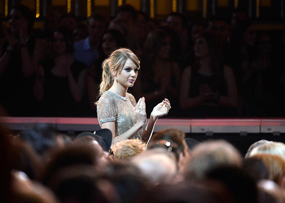 Taylor Swift’s Custom Gown Attacked By Cat [PHOTO]