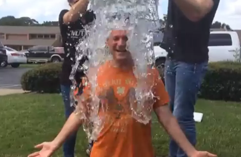 Lucky Larry Takes the ALS Ice Bucket Challenge [VIDEO]
