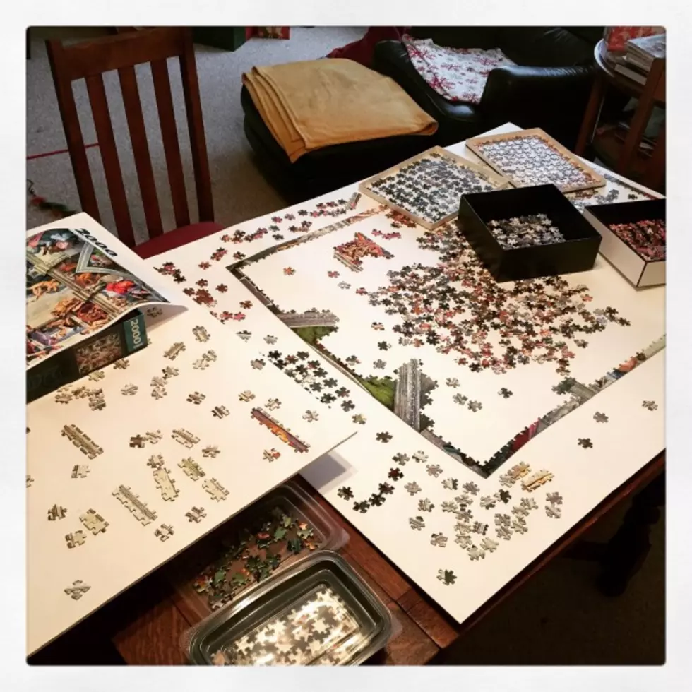 My Sistine Chapel Puzzle Has Taken Over the Dining Room [PHOTOS]