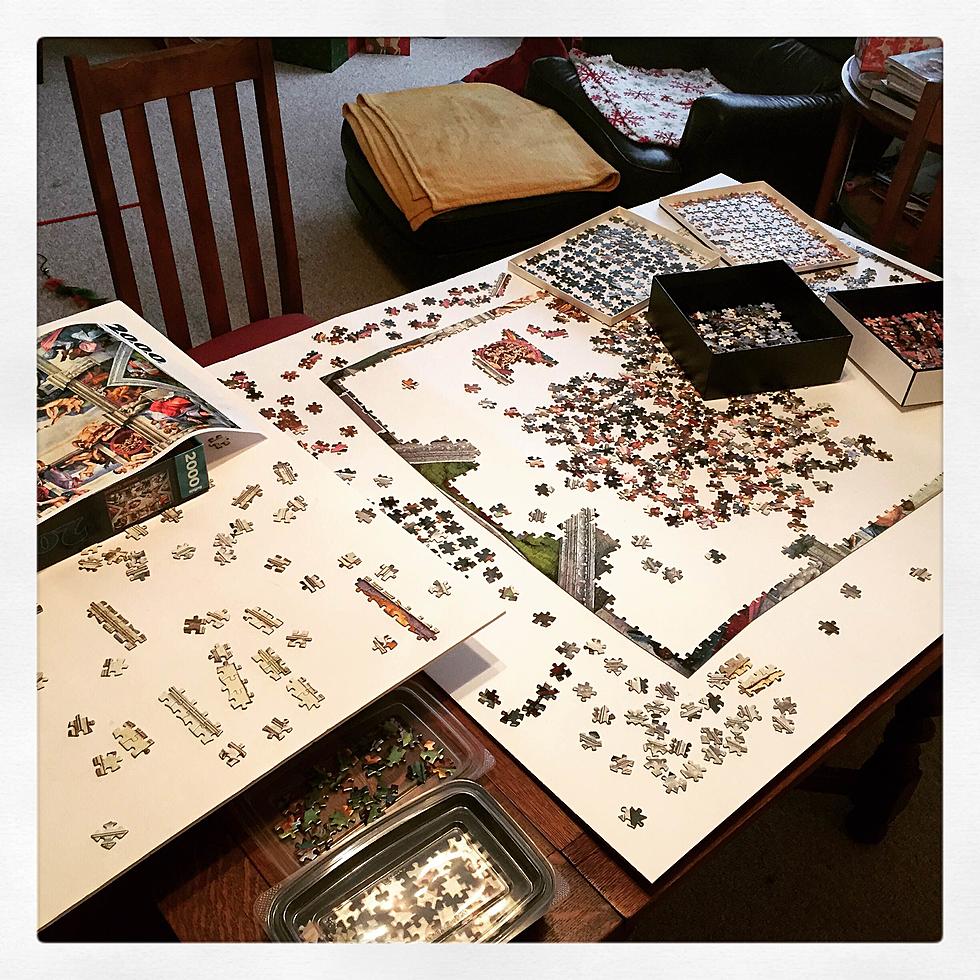 My Sistine Chapel Puzzle Has Taken Over the Dining Room [PHOTOS]
