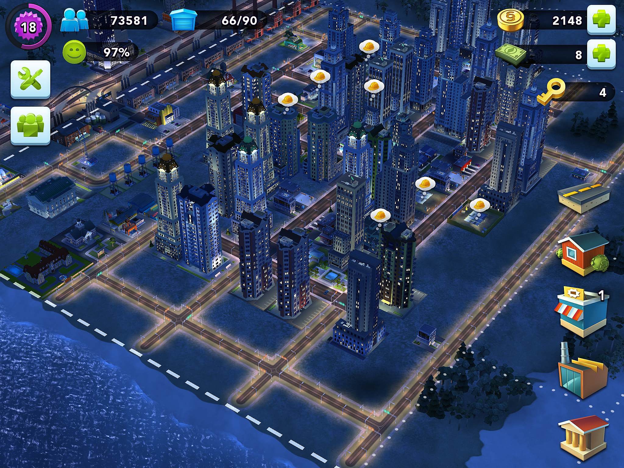 a virtual city