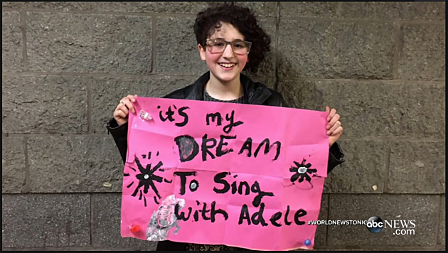 Adele Makes 12 Year Old&#8217;s Dream A Reality [VIDEO]
