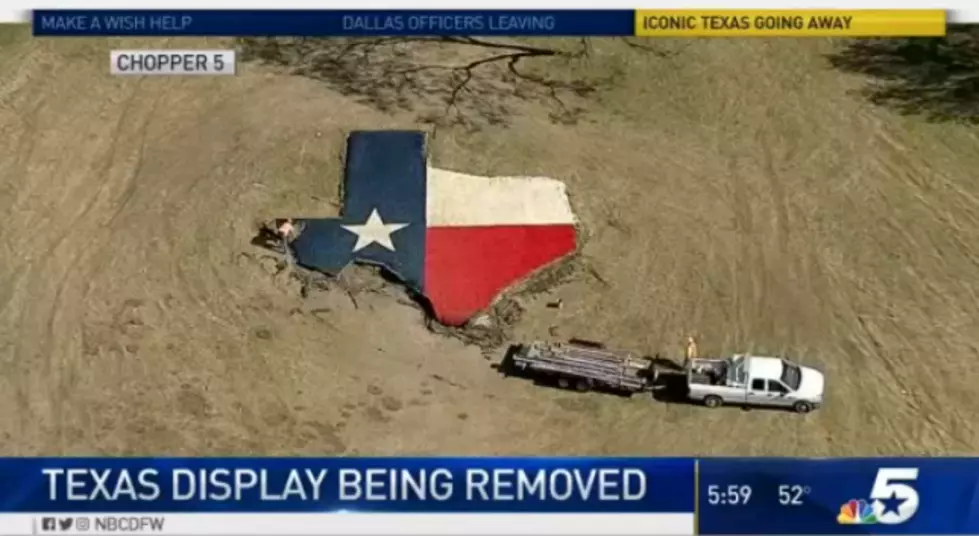 Iconic Texas Flag Removed From I-20