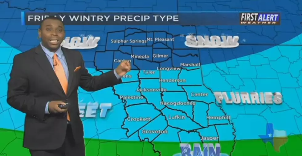 East Texas Has A Chance Of Seeing Snow And Winter Weather