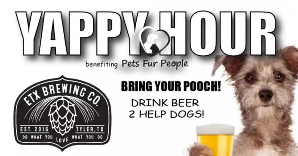Celebrate “Yappy Hour” Tonight in Downtown Tyler