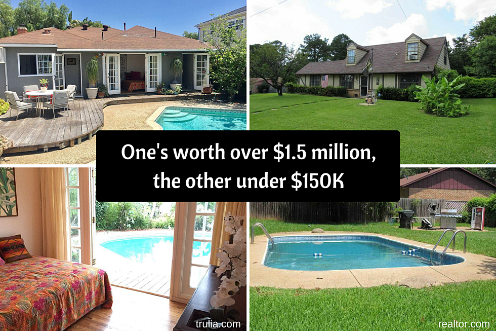 The Cheapest Available Home with a Pool in Los Angeles Compared to Tyler