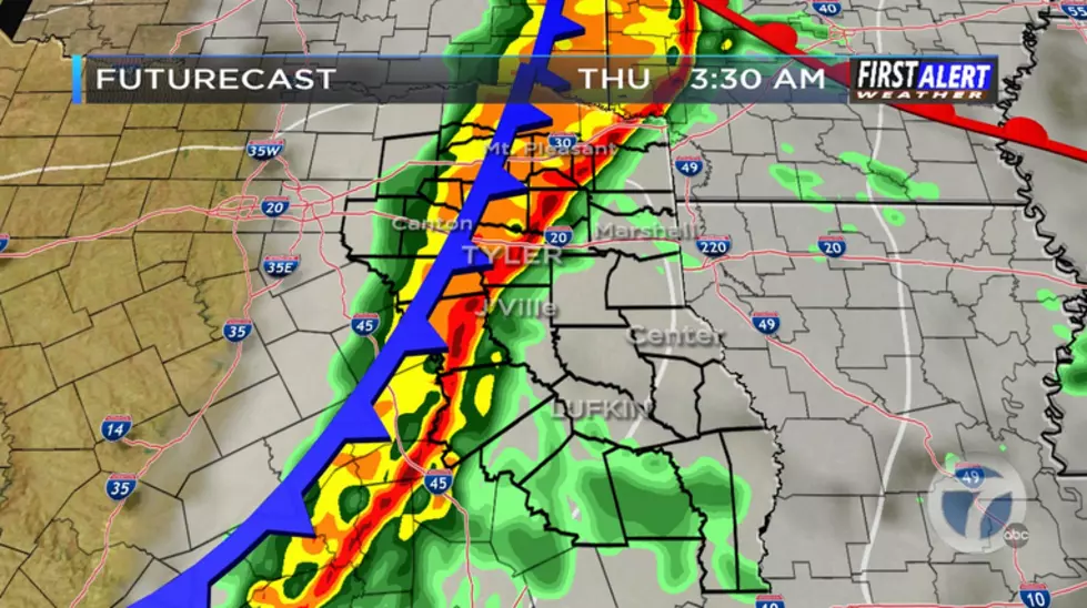 East Texas Could Experience Severe Weather Tonight