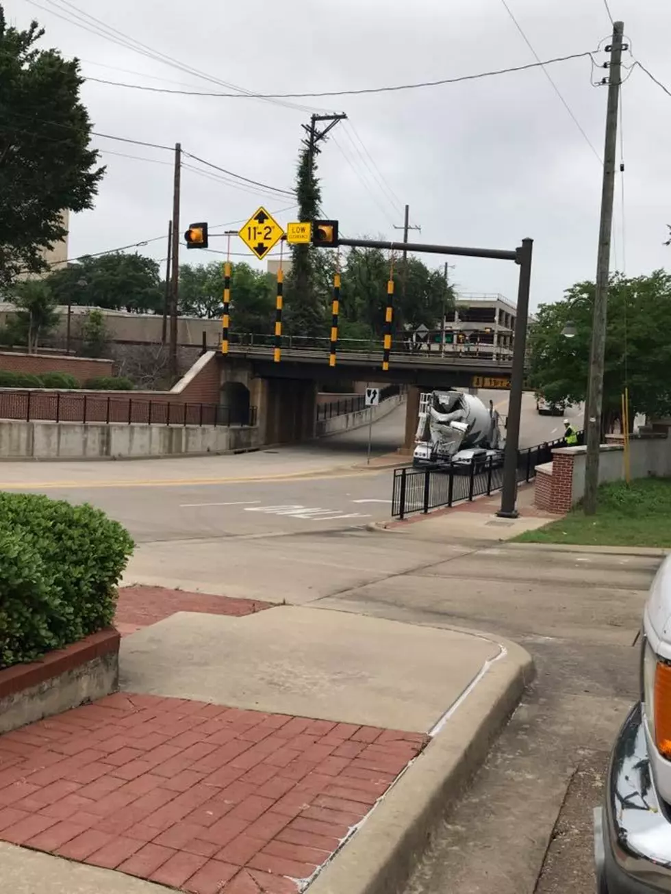 Longview’s Infamous Green Street Bridge Claims A Cement Truck This Time
