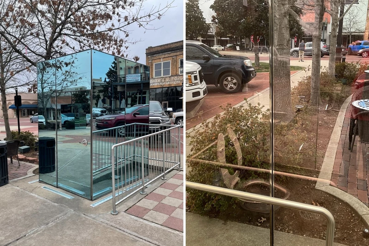 The Glass Bathrooms In Downtown Sulphur Springs