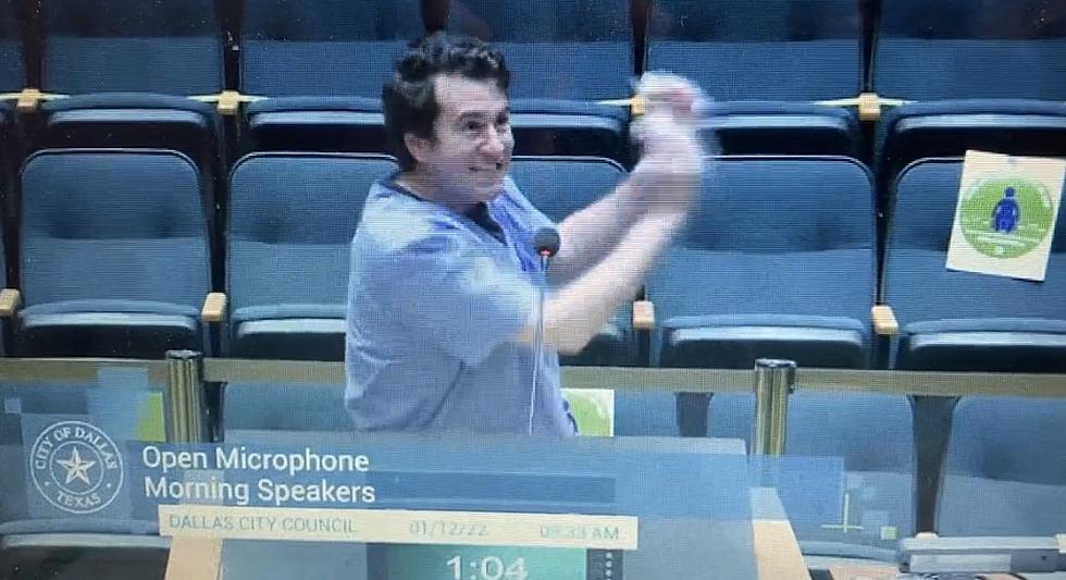 Funny Dallas, TX Man Gives a Shocking Performance at City Meeting